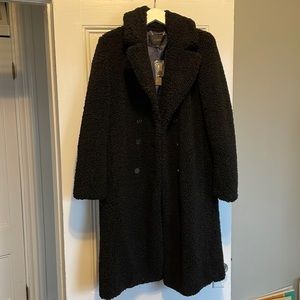 J.Crew Double-Breasted Teddy Sherpa Coat 🖤